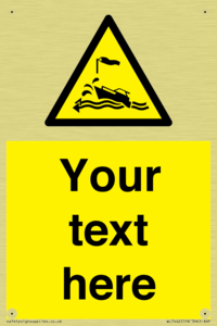 Custom Warning wind over tide conditions